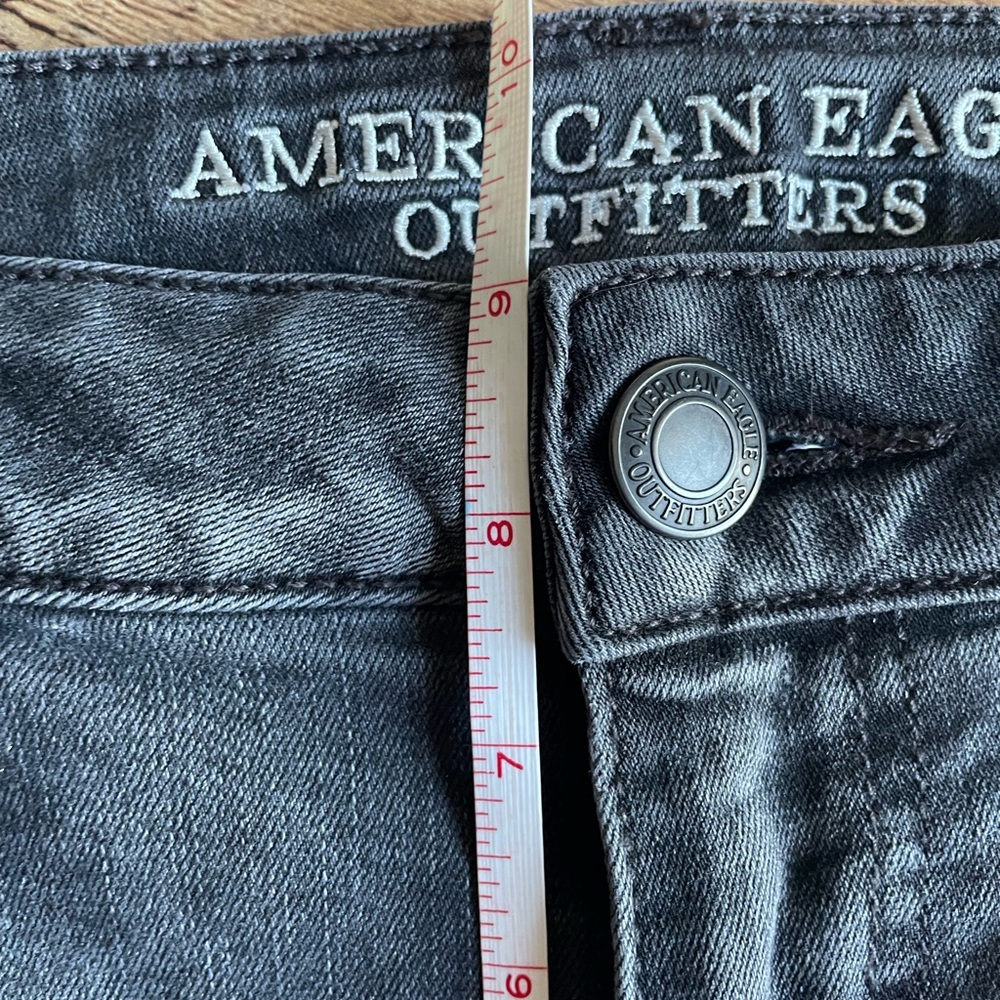 American Eagle Faded Black Superlow Jeggings - Picture 5 of 9